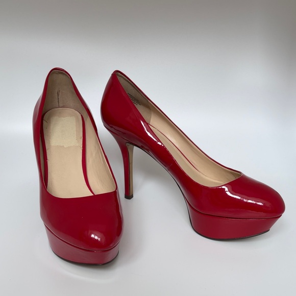 Nine West Shoes - Nine West Red Platform Heels